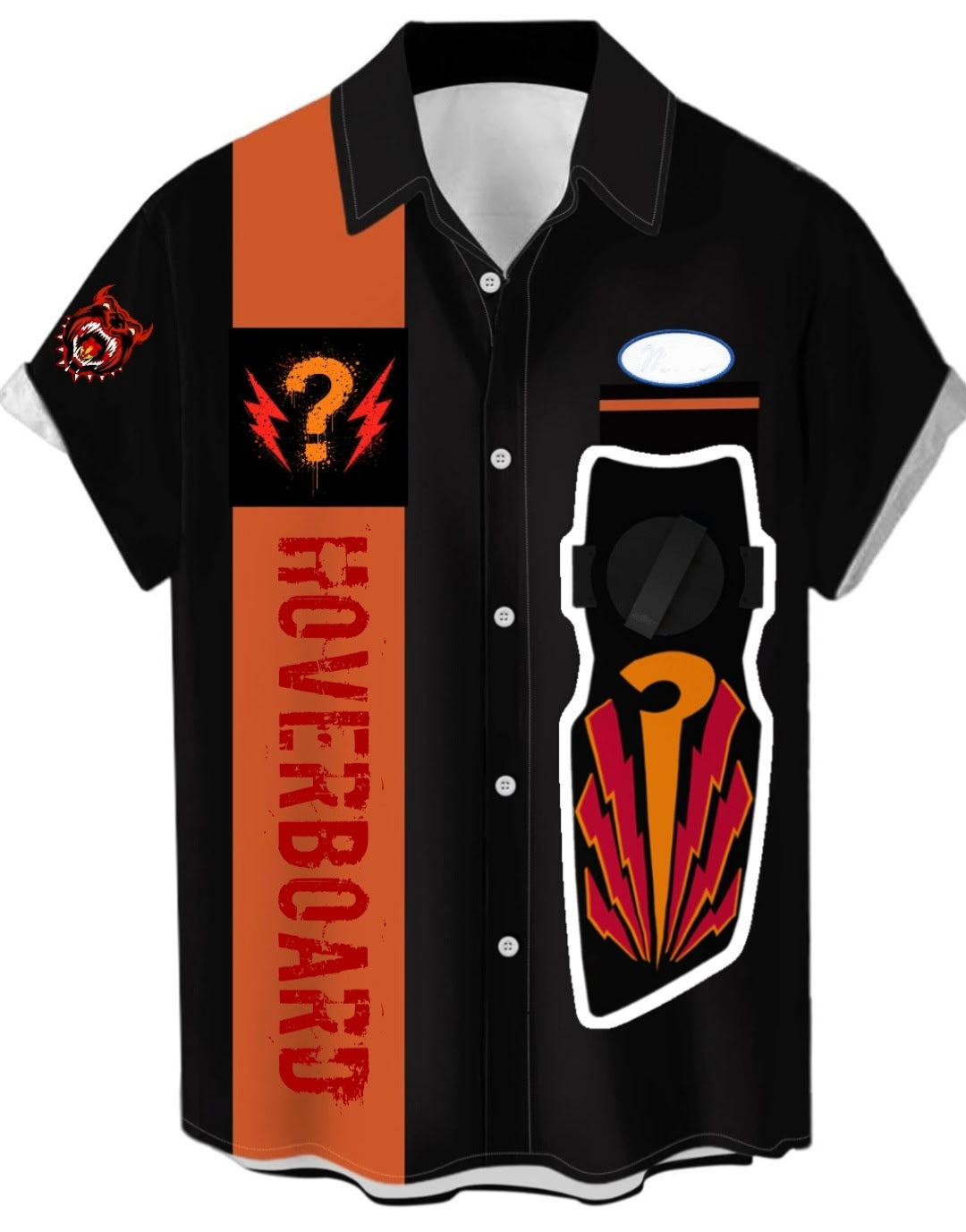 Tech Hooverboard bowling shirt